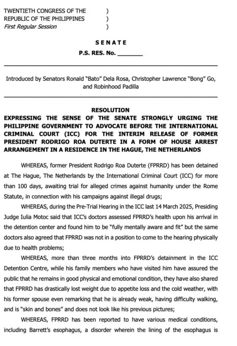 Senate Resolution