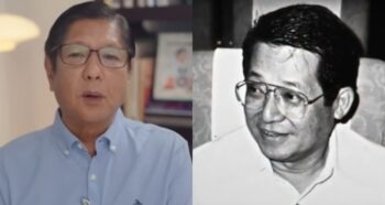 Bongbong Marcos, Ninoy Aquino