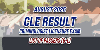 CLE Result August 2025 LIST OF PASSERS (G-L)