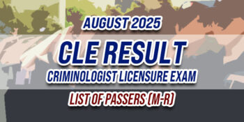 CLE Result August 2025 LIST OF PASSERS (M-R)