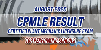 CPM Licensure Exam Result August 2025 TOP PERFORMING SCHOOLS