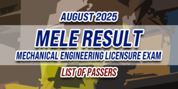 MELE Result August 2025 LIST OF PASSERS