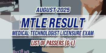 MTLE Result August 2025 LIST OF PASSERS (G-L)