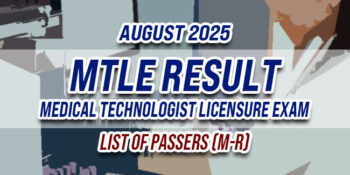 MTLE Result August 2025 LIST OF PASSERS (M-R)