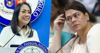 OVP Spokesperson Ruth Castelo, Vice Pres. Sara Duterte