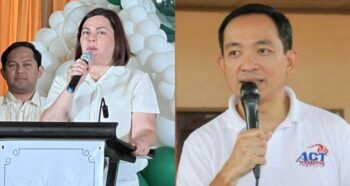 Sara Duterte, Antonio Tinio