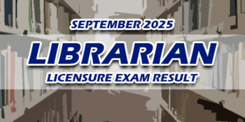 Librarian Licensure Exam Result September 2025