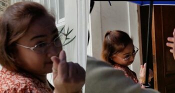 Sarah Discaya Finger Heart