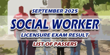 Social Worker Licensure Exam Result September 2025 LIST OF PASSERS