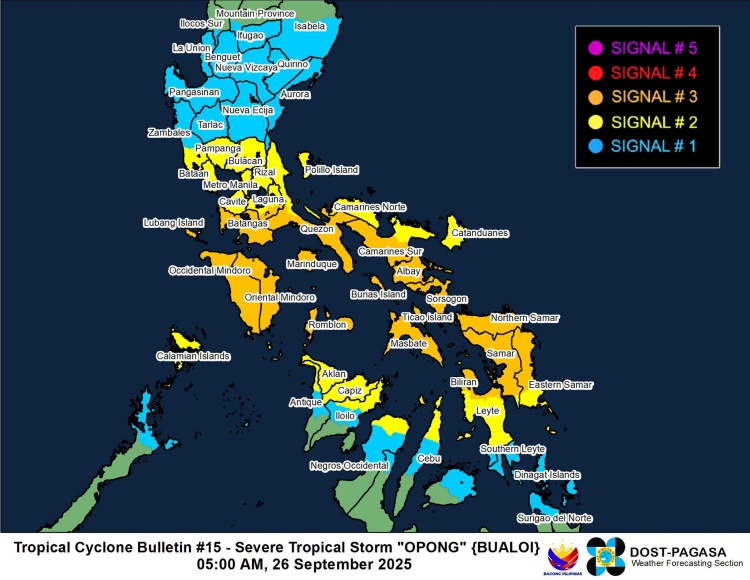 Typhoon Opong Update