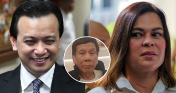 Antonio Trillanes, Sara Duterte, Rodrigo Duterte