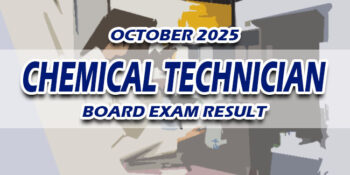Chemical Technician Board Exam Result October 2025