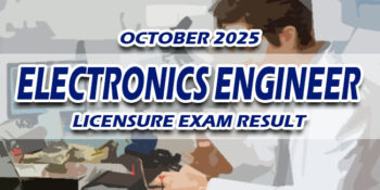Electronics Engineer Licensure Exam Result October 2025