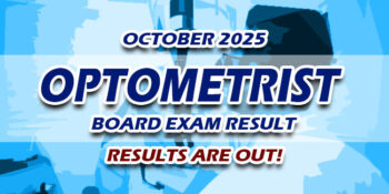 Optometrist Board Exam Result October 2025 JUST RELEASED