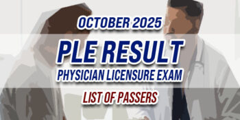 PLE Result October 2025 LIST OF PASSERS