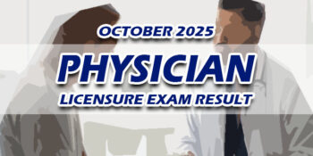 Physician Licensure Exam Result October 2025