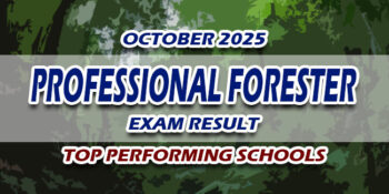 Professional Forester Exam Result October 2025 TOP PERFORMING SCHOOLS