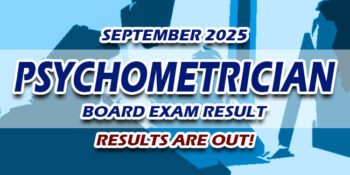 Psychometrician Board Exam Result September 2025 JUST RELEASED