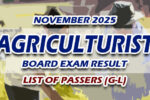 Agriculturist Board Exam Result November 2025 LIST OF PASSERS (G-L)