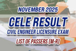 CELE Result November 2025 LIST OF PASSERS (M-R)