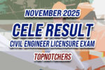 CELE Result November 2025 TOPNOTCHERS