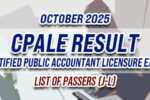 CPALE Result October 2025 LIST OF PASSERS (J-L)