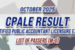 CPALE Result October 2025 LIST OF PASSERS (M-O)