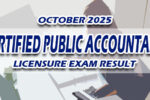 Certified Public Accountant Licensure Exam Result October 2025