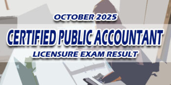 Certified Public Accountant Licensure Exam Result October 2025