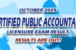 Certified Public Accountant Licensure Exam Result October 2025 JUST RELEASED