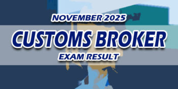Customs Broker Exam Result November 2025
