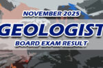 Geologist Board Exam Result November 2025