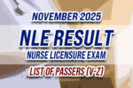 NLE Result November 2025 LIST OF PASSERS (V-Z)