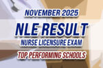 NLE Result November 2025 TOP PERFORMING SCHOOLS