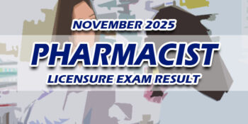 Pharmacist Licensure Exam Result November 2025