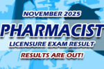 Pharmacist Licensure Exam Result November 2025 JUST RELEASED