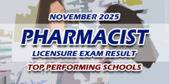 Pharmacist Licensure Exam Result November 2025 TOP PERFORMING SCHOOLS