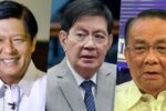 Ping Lacson, Bongbong Marcos, Lucas Bersamin