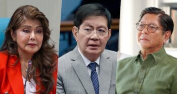 Ping Lacson, Imee Marcos, Bongbong Marcos