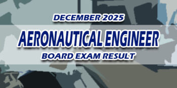Aeronautical Engineer Board Exam Result December 2025