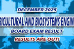Agricultural and Biosystems Engineer Board Exam Result December 2025 JUST RELEASED