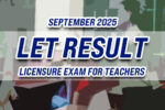 LET Result September 2025