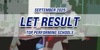 LET Result September 2025 TOP PERFORMING SCHOOLS