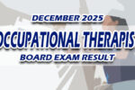 Occupational Therapist Board Exam Result December 2025