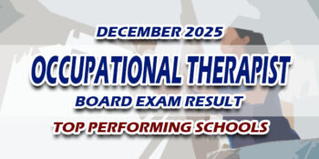 Occupational Therapist Board Exam Result December 2025 TOP PERFORMING SCHOOLS
