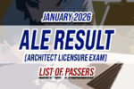 ALE Result January 2026 LIST OF PASSERS
