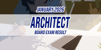 Architect Board Exam Result January 2026