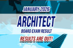 Architect Board Exam Result January 2026 JUST RELEASED