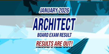 Architect Board Exam Result January 2026 JUST RELEASED