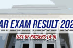 Bar Exam Result 2025 LIST OF PASSERS (A-G)